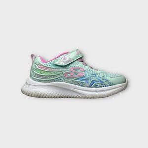Skechers Wishful Star Jumpster Blue & Pink Sneakers